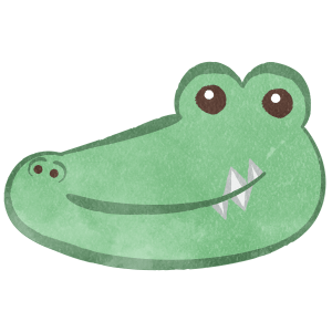 Animal Alligator02 Face Nomal