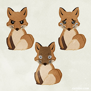 Animal Fox01 Sitting Down02