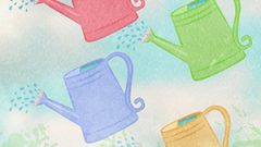 Gardening Watering Can01 Water Out