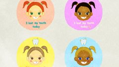 Girl With Twin Tails I Lost My Tooth Today efgh