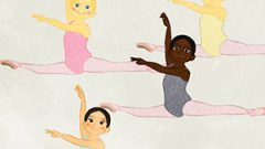 Ballet lesson basics01 Practice Grand Jete Jump ABCD