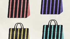 Black Friday Paper Bag01 Stripe