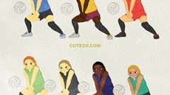 Volleyball Receive Girl01
