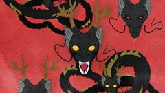 ANIMAL Dragon01 Black