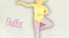 Ballet Lesson Basic Practice Passe EFGH
