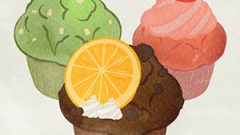 Bread Muffin01 With Decoration