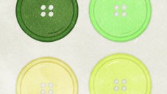 Clothes Button01 Yellow Green