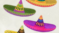 Clothes Hats Mexican Hat01