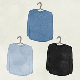 Clothes Long T Shirt On A Hanger 01 04