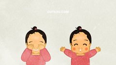 Girl Playing Peek A Boo02 C