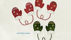 Gloves01 Christmas Pattern