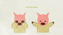 Peek A Boo With Animals Pig