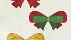 Accessory Ribbon Bowknot Ribbon 03 Christmas Ver