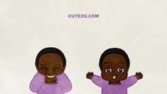 Boy Playing Peek A Boo01 B