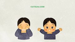 Boy Playing Peek A Boo01 C