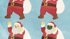 Christmas Santa Greeting Santa Claus 01