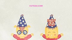 EVENT Peaple Girl Dressed For New Year A