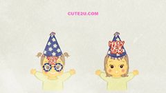 EVENT Peaple Girl Dressed For New Year G