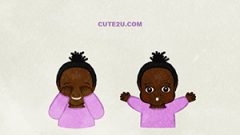 Girl Playing Peek A Boo02 B