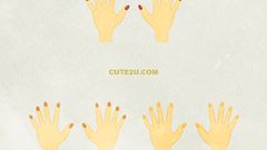 MEDICL Hand Both Hands With Nail Polish A 01