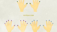 MEDICL Hand Both Hands With Nail Polish A 02