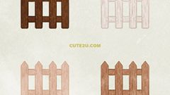 NATURE Wooden Fence01