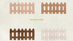 NATURE Wooden Fence02