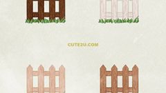 NATURE Wooden Fence03