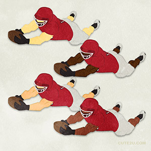 SPORTS Football Goal Scene01 Red