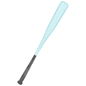 Baseball Bat01 Light Blue