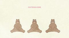 Bear02 Brown Bear Sitting Front 02