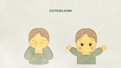 Boy Playing Peek A Boo01 G