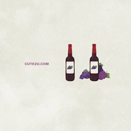 Drink Wine Bottle Red 02