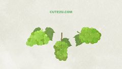 FOOD Muscat Kyoho02 With Leaves 01 03