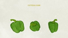 Food Vegetables Paprika Green01 03