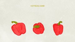 Food Vegetables Paprika Red01 03