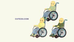 Grandfather Sitting In A Wheelchair AEG
