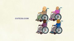 Grandfather Sitting In A Wheelchair BCDH