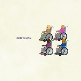 Grandfather Sitting In A Wheelchair Bcdh