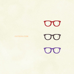 Accessories Glasses02 Round Glasses01 Stripe01 01