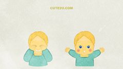 Boy Playing Peek A Boo02 A