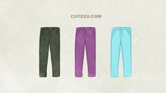 Clothes Pants Long Pants01 03