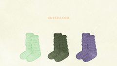 Clothes Socks Loose Socks01 02