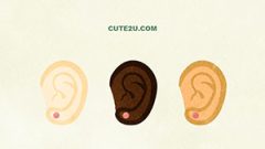 Ear01 With Pink Earrings