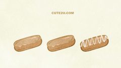 FOOD Sweets Eclair01 Mocha Chocolate