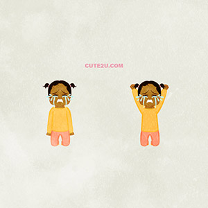 Girl Crying In Despair F