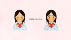 PEAPLE Woman Girl A With Her Heart In Her Hands C