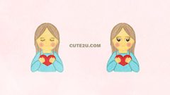 PEAPLE Woman Girl A With Her Heart In Her Hands G