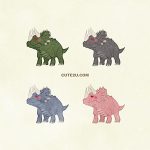 Animals Dinosaur Triceratops01 Love