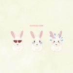 Animals Rabbit White Rabbit02 04